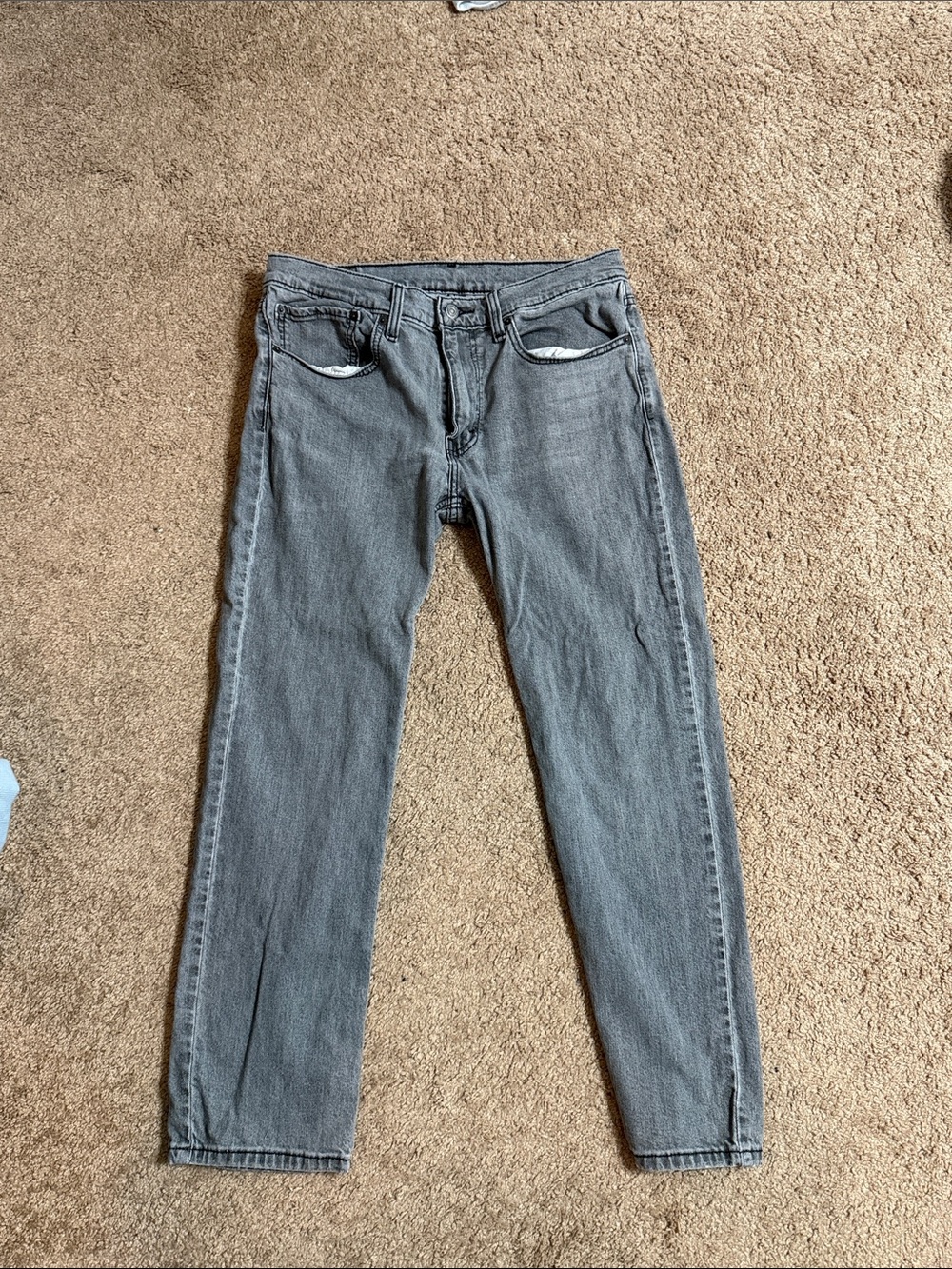 Levi's Grey Slim Straight Jeans